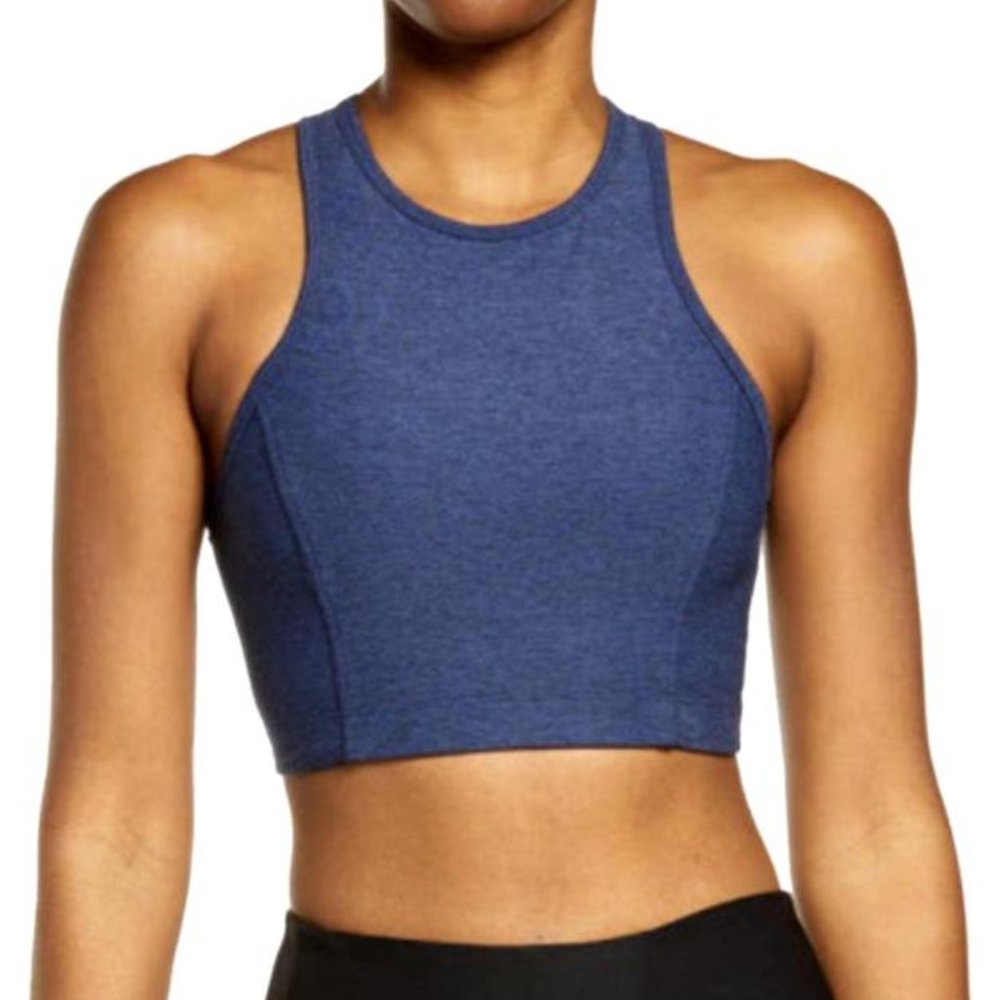 OUTDOOR VOICES Athena Crop Top Blue Large I20